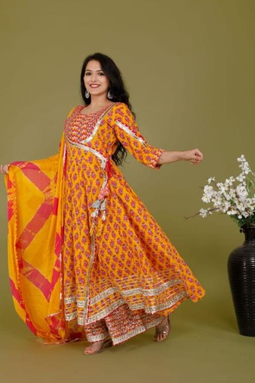 Rajasthani plazoo dress.