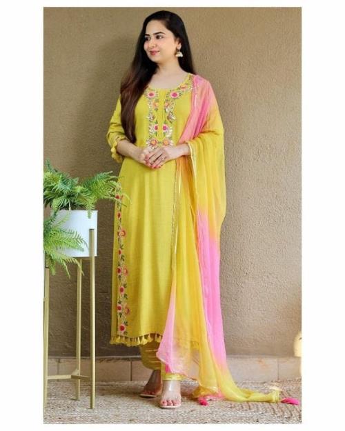 Special haldi collection Or festive special three pcs  