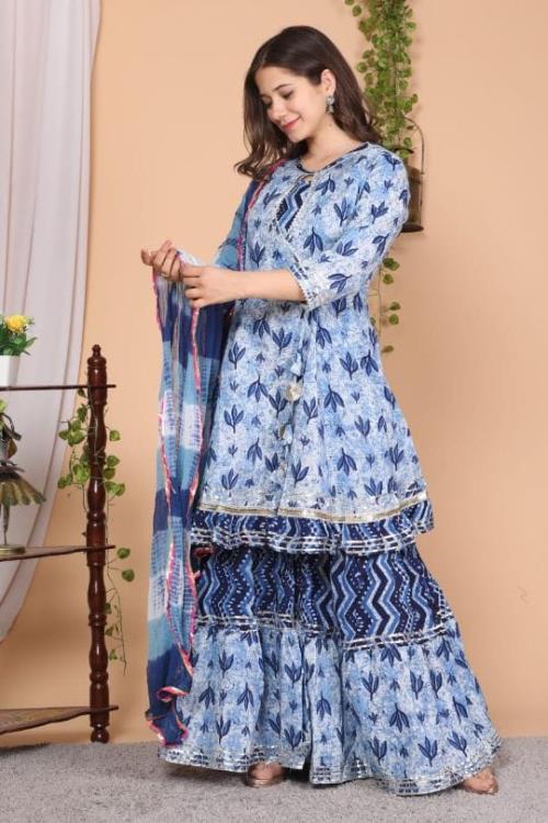 Sharara full flair 4 meter ready guaranteed