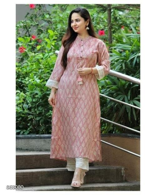 Reyon kurti with palazo
