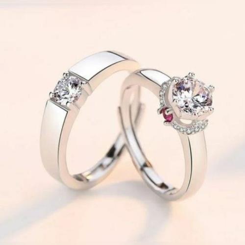 Premium Couple Ring Set With Gift Box