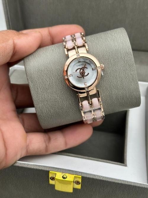 Elegant Women's Luxury Watch - Chanel-Inspired Design, Timeless Fashion Wristwatch.
