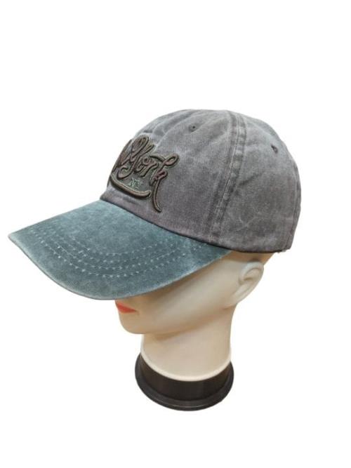 Denim Stylish Cotton Embroidered Adjustable Lock Baseball Cap .