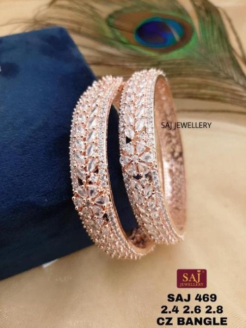 American Diamond Bangels Set.