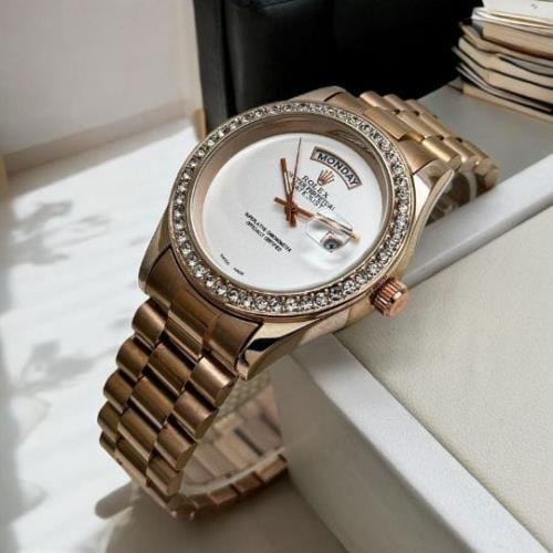 Rolex Mens Diamond Watch