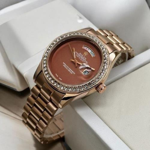 Rolex Mens Diamond Watch