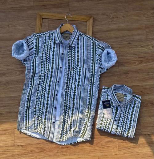 Inspired Burberry Mens Full Sleeves Printed Shirt