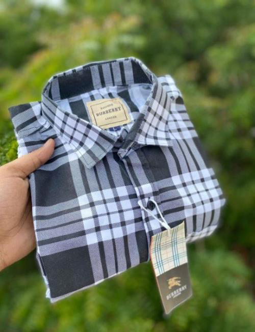 Inspired BURBERRY Mens Full Sleeves Check Shirt