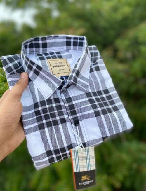 Inspired BURBERRY Mens Full Sleeves Check Shirt