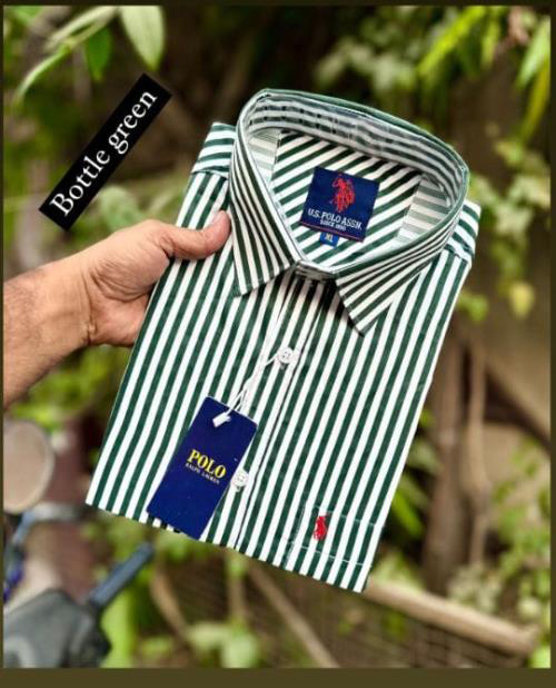  Inspired US POLO Mens Regular Fit Full Sleeves Cotton Shirt