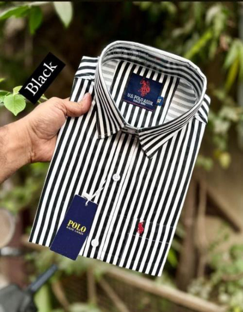  Inspired US POLO Mens Regular Fit Full Sleeves Cotton Shirt