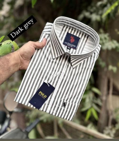  Inspired US POLO Mens Regular Fit Full Sleeves Cotton Shirt