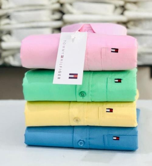  Inspired Tommy Hilfiger-Inspired Plain Shirt 4Pcs Combo Set 