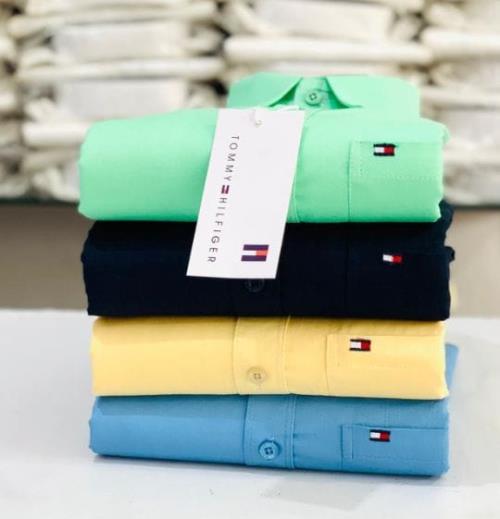  Inspired Tommy Hilfiger-Inspired Plain Shirt 4Pcs Combo Set 