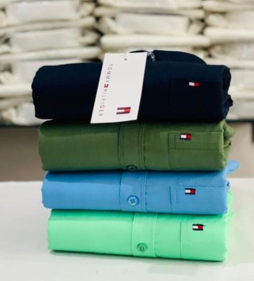  Inspired Tommy Hilfiger-Inspired Plain Shirt 4Pcs Combo Set 