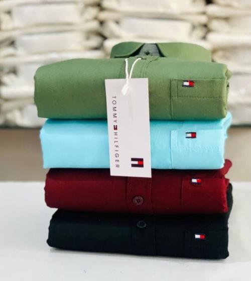  Inspired Tommy Hilfiger-Inspired Plain Shirt 4Pcs Combo Set 
