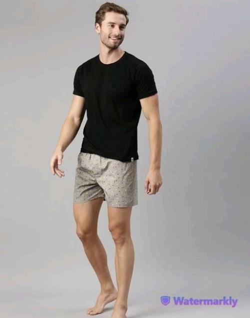Pre John Mens Printed Boxers Set ( Pack Of 2 )
