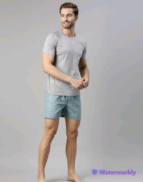 Pre John Mens Printed Boxers Set ( Pack Of 2 )