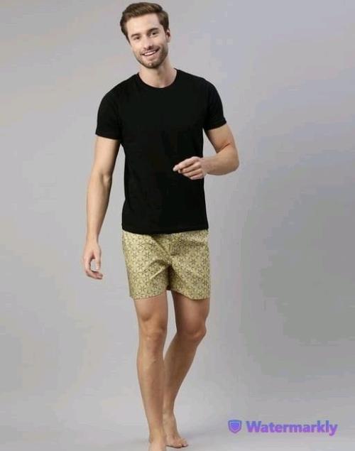 Pre John Mens Printed Boxers Set ( Pack Of 2 )