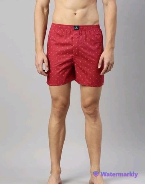Pre John Mens Printed Boxers Set ( Pack Of 3 )