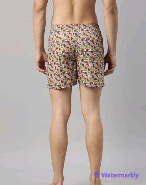 Pre John Mens Printed Boxers Set ( Pack Of 3 )