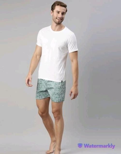 Pre John Mens Printed Boxers Set ( Pack Of 3 )