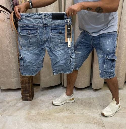 DENIM SHORTS FOR MEN
