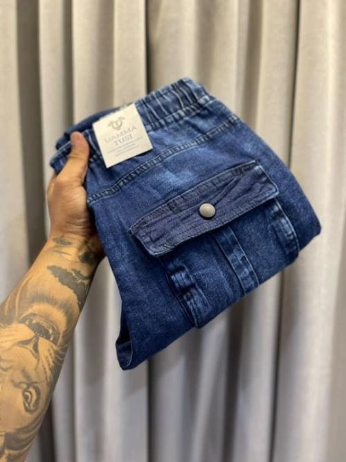 IMPORTED DENIM 6 POCKET JOGGERS