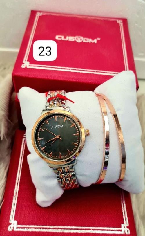 Original Custom Set: Premium Watch & Bracelet Combo | Elegant Design | Perfect Gift.