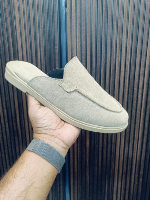 Inspired by Loro Piana Suede Leather Mules – Premium Quality, Elegant Slip-On Loafers with Brand Box