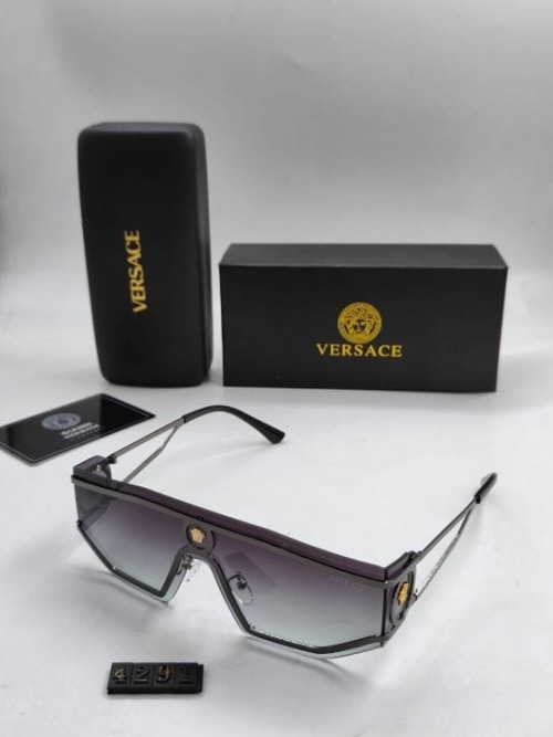 Inspired by Versace Model Premium Sunglasses for Men & Women – Stylish Gold Frame with Gradient Lens