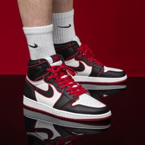Inspired by Air Jordans Retro 1 Mid 'Bloodline' – Premium Showroom Quality Sneakers for Men | Origin