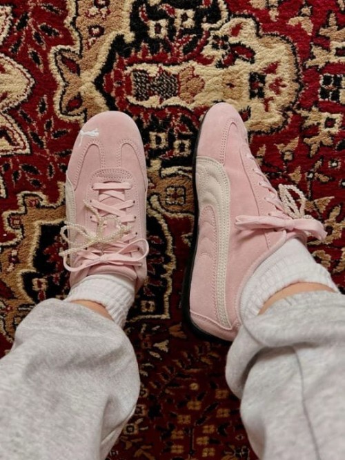 Inspired by PUMA Speed Cat Pink Shoes for Women – Showroom Quality Casual Sneakers with Original Box
