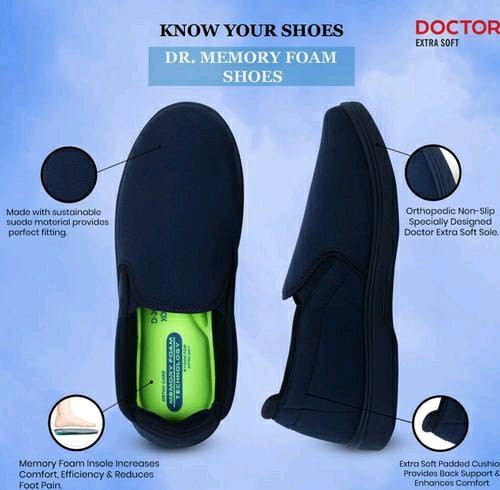 Doctor Recommended Memory Form Shoes.