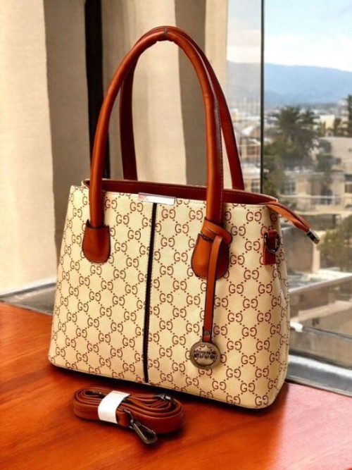 Inspired by Gucci | Premium Dual Zipper Handbag for Women | High-Quality PU Leather | Stylish Should