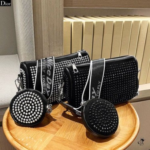 Inspired by DIOR Style – Premium Quality Imported 2-Piece Combo Sling Bags for Women | Trendy & Spac