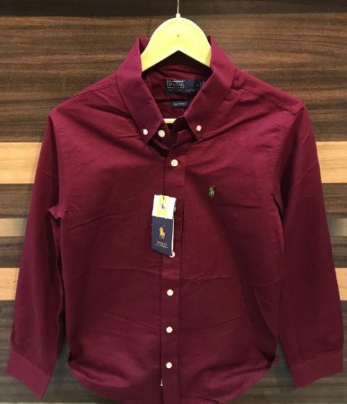 Inspired by Polo | 2025 Premium Cotton Oxford Shirt for Men | Embroidered Logo | Full Sleeves | Show