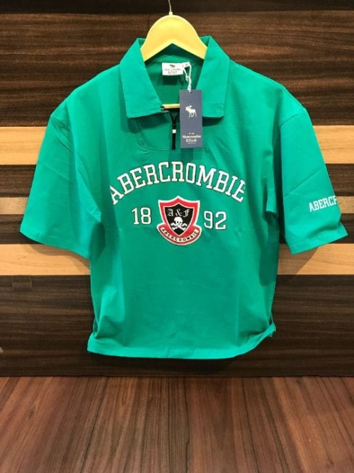 Inspired by Abercrombie & Fitch | Premium Cotton Down Shoulder T-Shirt for Men | Fully Branded Store