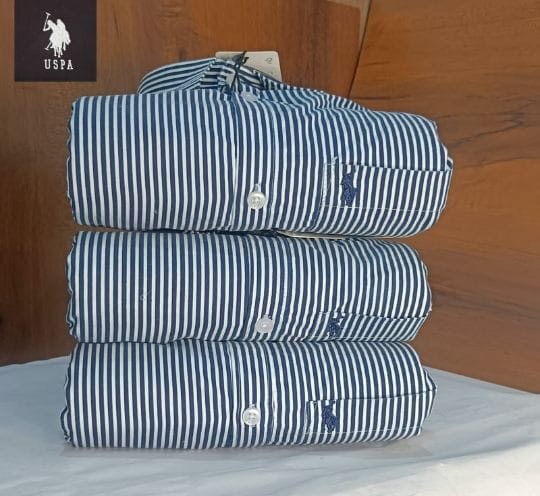 Inspired by Polo Ralph Lauren | Men's Premium Lining Shirt | 100% Paper Cotton Fabric | Full Sleeves