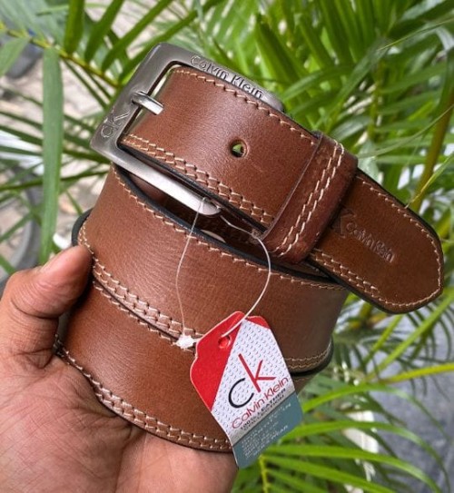 Premium 100% Leather Belts – Inspired by Woodland, CK, Tommy Brands | Pack of 4 Stylish Designs & Co