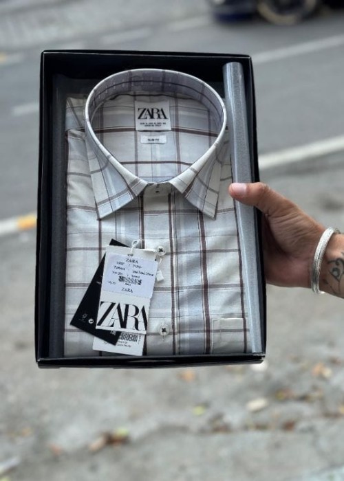  Premium Men's Shirt – Inspired by ZARA | 100% Original Quality | Current Store Article | Very Premi