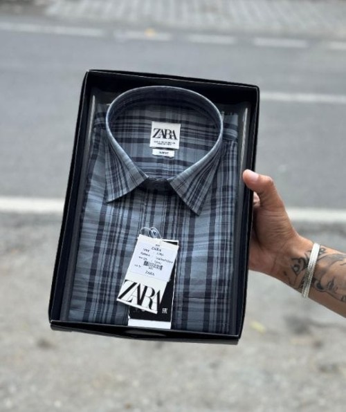  Premium Men's Shirt – Inspired by ZARA | 100% Original Quality | Current Store Article | Very Premi