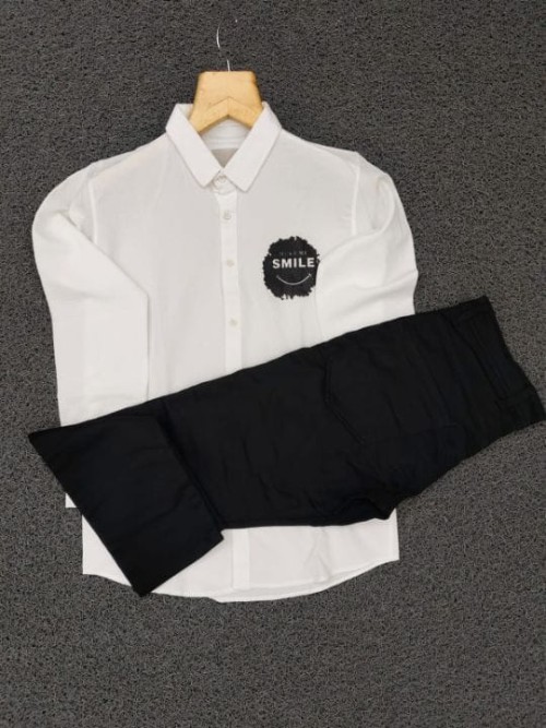 Men's Shirt & Jeans Combo – Inspired by Streetwear Trends | Heavy Popcorn Cotton Shirt + Durable Cot