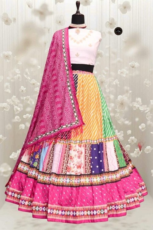 Navratri Special Heavy Flair Lehenga Choli Set – Inspired by Trending Festive Collection | Semi-Stit