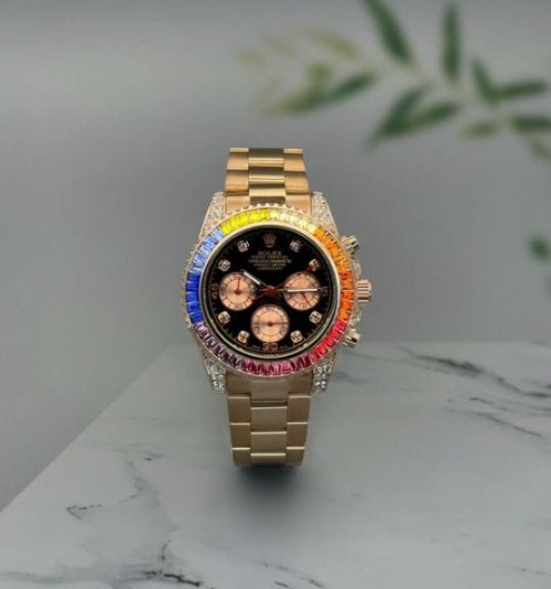 inspired by Rolex Daytona Rainbow .