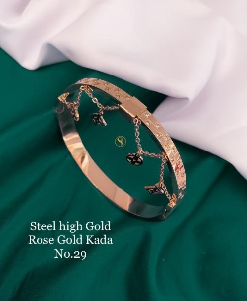 Alloy Rose Gold Kada.