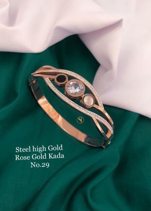 Alloy Rose Gold Kada.