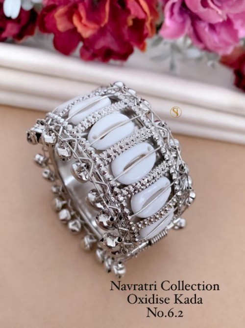 Navratri Special Oxidized Fancy Kada | Traditional Ethnic Bangle Bracelet for Women & Girls | Festiv