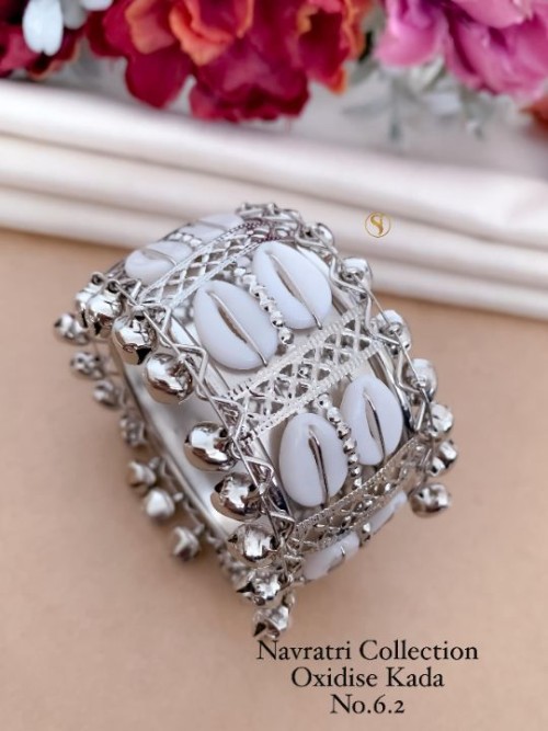 Navratri Special Oxidized Fancy Kada | Traditional Ethnic Bangle Bracelet for Women & Girls | Festiv
