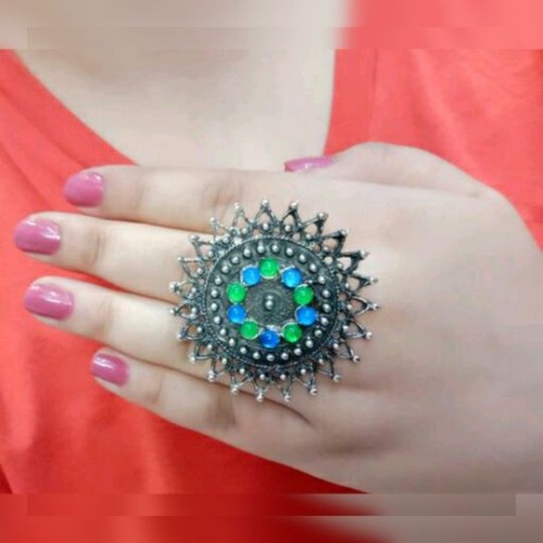 Silver Designer Ring.